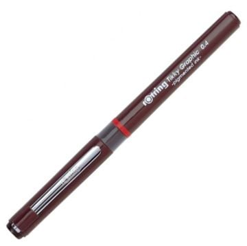 Rotring Tikky Graphic Kullan-At Rapido Çizim Kalemi Siyah 0.4 mm