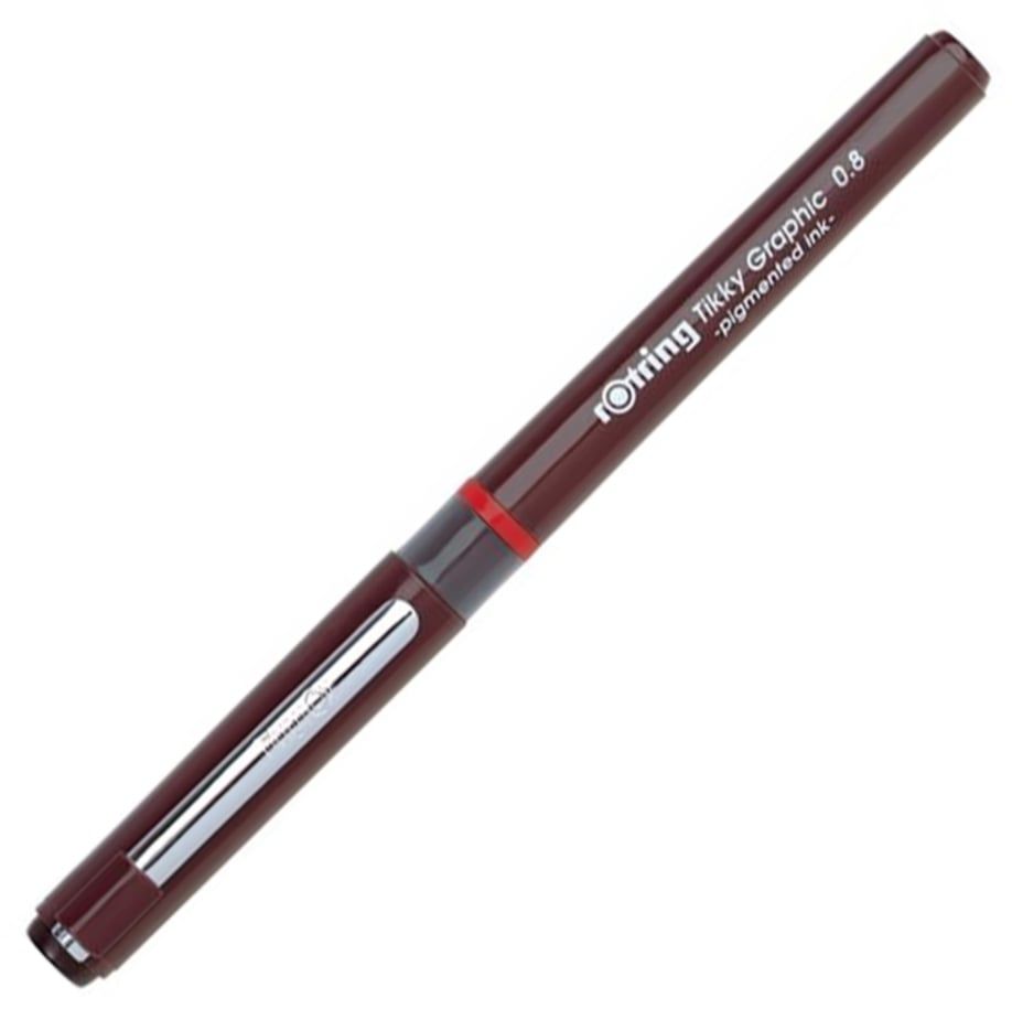 Rotring Tikky Graphic Kullan-At Rapido Çizim Kalemi Siyah 0.8 mm