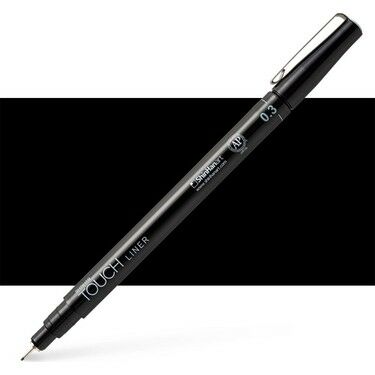 0,3 mm Siyah Shinhanart Touch Liner Teknik Çizim Kalemi