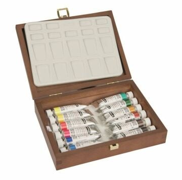 Schmincke Horadam Ahşap Kutu Artist Sulu Boya Seti 12 x 15 ml 74512