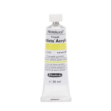 Schmincke 204 titanium Yellow green shade Primacryl Artist Akrilik Boya 35 ml Seri 2