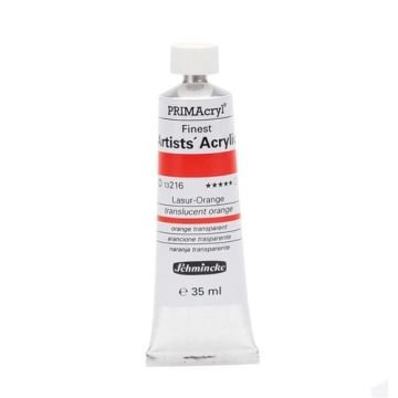 Schmincke 216 transparent Orange Primacryl Artist Akrilik Boya 35 ml Seri 2