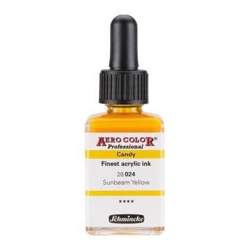 Schmincke Aerocolor Akrilik Mürekkep Candy 28 ml 024 Sunbeam Yellow