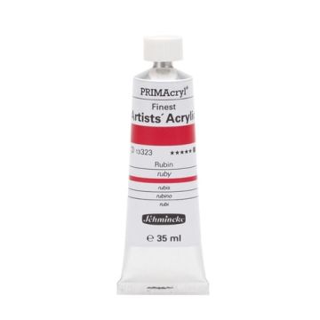 Schmincke 323 ruby Primacryl Artist Akrilik Boya 35 ml Seri 3