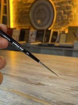 Da Vinci 36 Serisi Fırça No:3/0 Kolinsky Kızıl Samur Kılı Yuvarlak Sulu Boya Fırçası