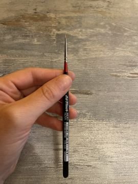 Da Vinci 170 seri no:5/0 micro nova sentetik kıl tezhip ve minyatür detay fırçası