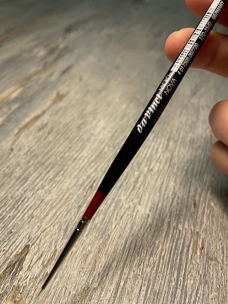Da Vinci 170 seri no:15/0 micro nova sentetik kıl tezhip ve minyatür detay fırçası