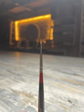 Da Vinci 170 seri no:20/0 micro nova sentetik kıl tezhip ve minyatür detay fırçası