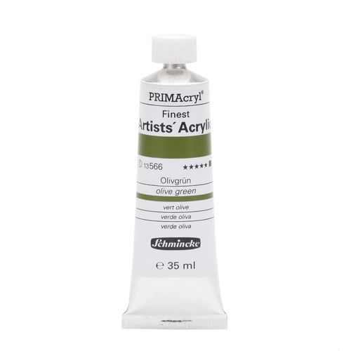 Schmincke 566 olive green Primacryl Artist Akrilik Boya 35 ml Seri 1