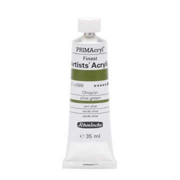 Schmincke 566 olive green Primacryl Artist Akrilik Boya 35 ml Seri 1