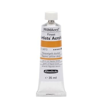 Schmincke 673 naples yellow deep Primacryl Artist Akrilik Boya 35 ml Seri 2