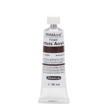 Schmincke 684 natural burnt umber Primacryl Artist Akrilik Boya 35 ml Seri 1