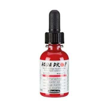 Schmincke Aqua Drop Sıvı Sulu Boya 330 Scarlet Red 30 ml