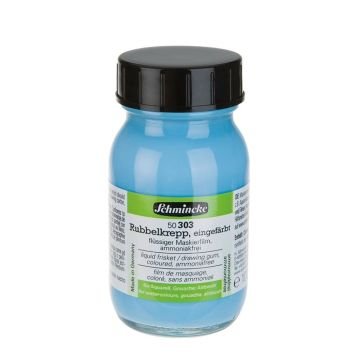 Schmincke rubbelkrepp Medium 50303 Liquid Frisket Renkli  Nötr Maskeleme Sıvısı 100 ml