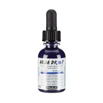 Schmincke Aqua Drop Sıvı Sulu Boya 440 Sapphire Blue 30 ml