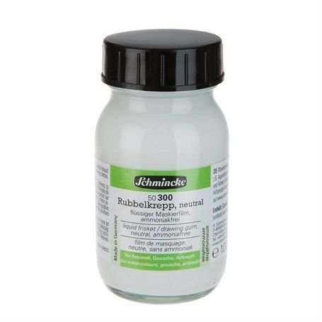 Schmincke rubbelkrepp Medium 50300 Liquid Frisket Renksiz Nötr Maskeleme Sıvısı 100 ml
