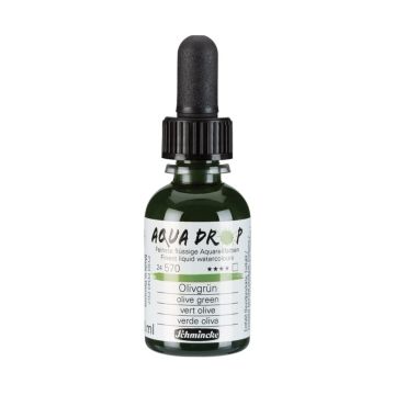 Schmincke Aqua Drop Sıvı Sulu Boya 570 Olive Green 30 ml
