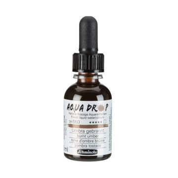 Schmincke Aqua Drop Sıvı Sulu Boya 660 Burnt Umber 30 ml