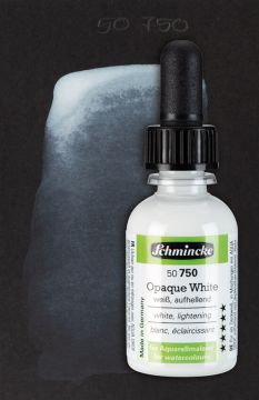 Schmincke Aqua Drop Sıvı Sulu Boya 750 Opaque White 30 ml