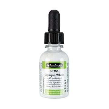 Schmincke Aqua Drop Sıvı Sulu Boya 750 Opaque White 30 ml