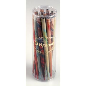 Brause Metal Tarama ve Divit Uç Sapı Ebru Desenli