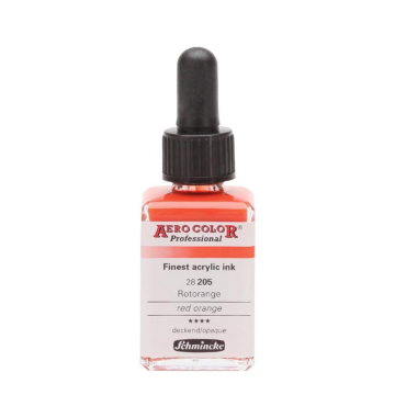 Schmincke Aerocolor Akrilik Mürekkep 28 ml 205 Red Orange