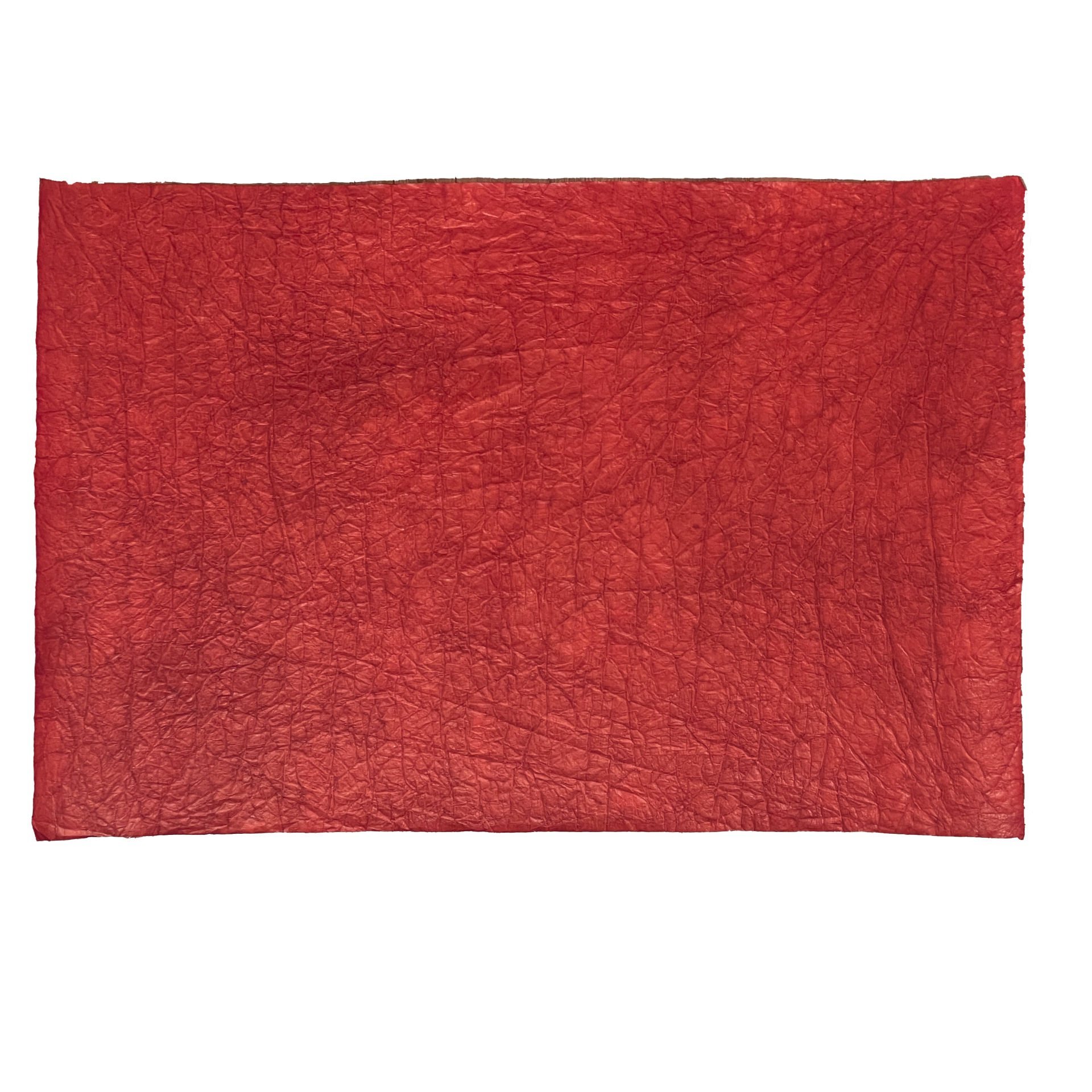 Tiryakiart Aharsız El Yapımı Asitsiz Nepal Kağıdı 50x70 cm fantezi kağıtlar BALMUMU KIRMIZI