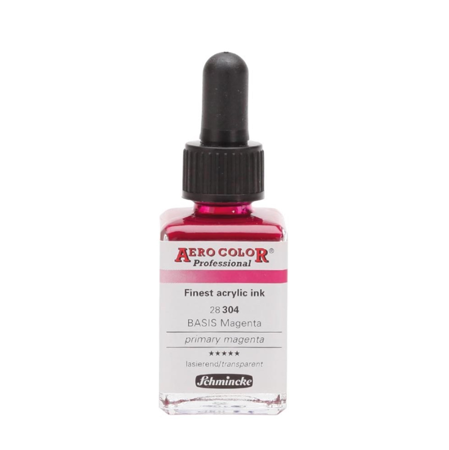 Schmincke Aerocolor Akrilik Mürekkep 28 ml 304 Primary Magenta