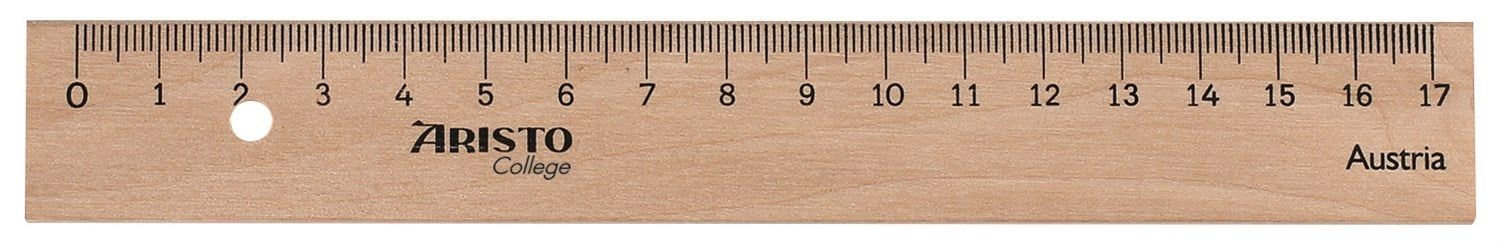 Aristo COLLEGE AHŞAP CETVEL 17 CM AR23317