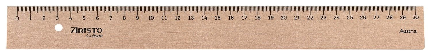 Aristo COLLEGE AHŞAP CETVEL 30 CM AR23330