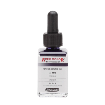 Schmincke Aerocolor Akrilik Mürekkep 28 ml 400 İndigo