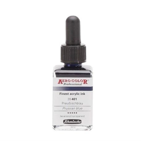 Schmincke Aerocolor Akrilik Mürekkep 28 ml 401 Prussian Blue