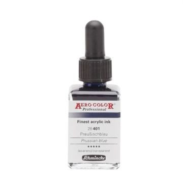 Schmincke Aerocolor Akrilik Mürekkep 28 ml 401 Prussian Blue