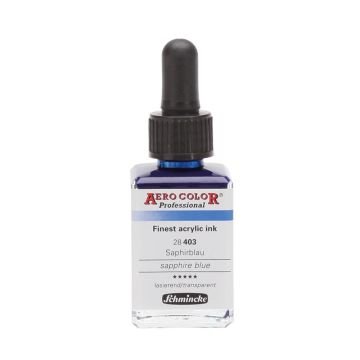 Schmincke Aerocolor Akrilik Mürekkep 28 ml 403 Sapphire Blue