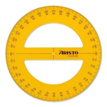 Aristo Contrast 360 Derece Cetvel AR22301