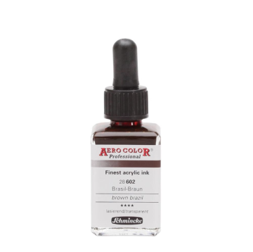 Schmincke Aerocolor Akrilik Mürekkep 28 ml 602 Brown Brazil