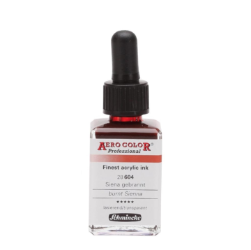 Schmincke Aerocolor Akrilik Mürekkep 28 ml 604 Brunt Sienna
