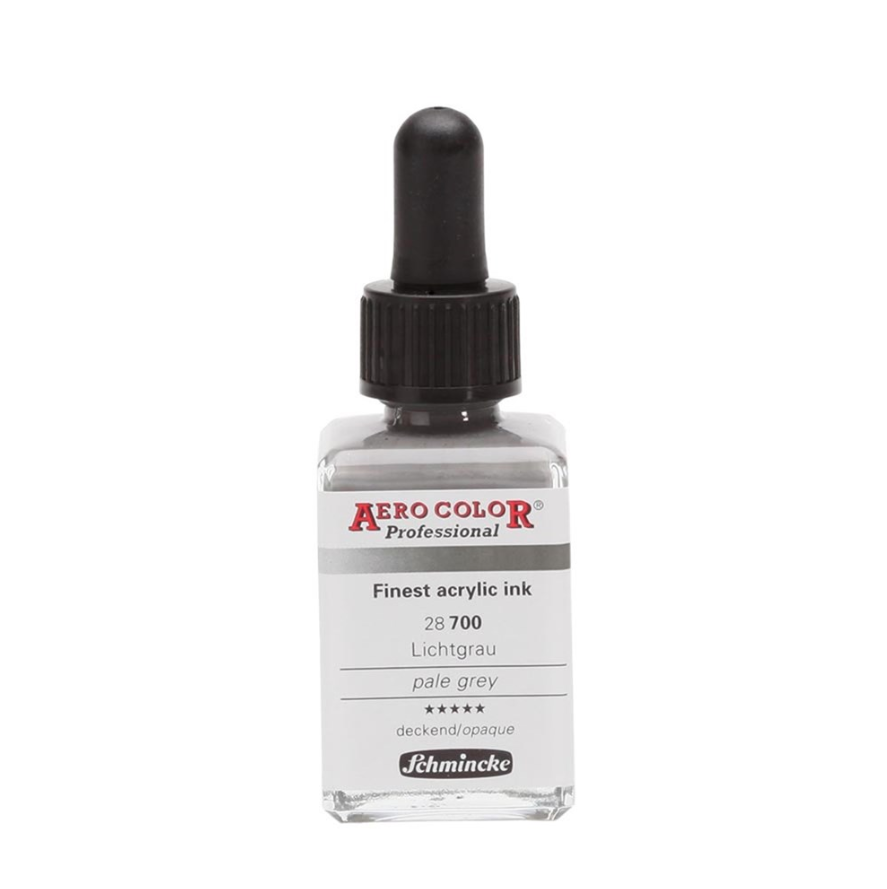Schmincke Aerocolor Akrilik Mürekkep 28 ml 700 Pale Grey