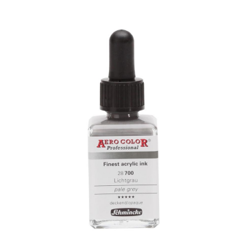 Schmincke Aerocolor Akrilik Mürekkep 28 ml 700 Pale Grey
