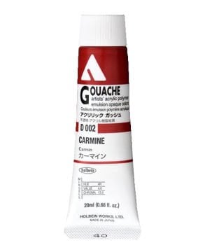 Holbein Akrilik Guaj Boya 20 ml D002 Carmine