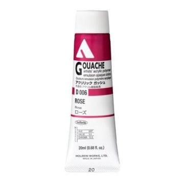 Holbein Akrilik Guaj Boya 20 ml D006 Rose
