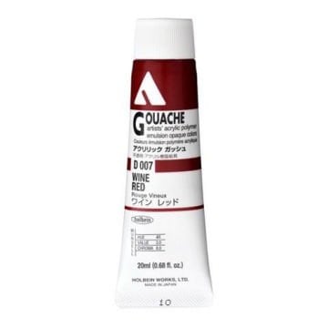 Holbein Akrilik Guaj Boya 20 ml D007 Wine Red