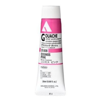 Holbein Akrilik Guaj Boya 20 ml D008 Cosmos Pink