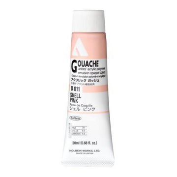 Holbein Akrilik Guaj Boya 20 ml D011 Shell Pink