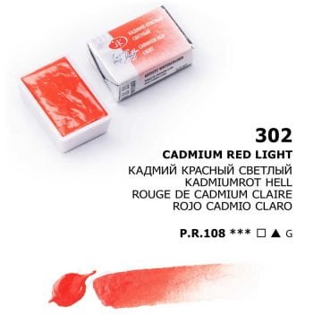 St. Petersburg White Nights Sulu Boya 1/1 tam tablet 302 cadmium red light