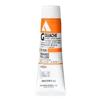Holbein Akrilik Guaj Boya 20 ml D036 Orange Yellow