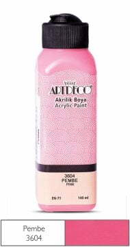 ARTDECO AKRİLİK BOYA 140 ML PEMBE 3604