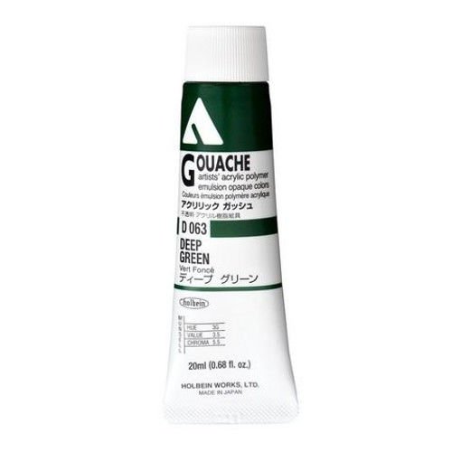 Holbein Akrilik Guaj Boya 20 ml D063 DEEP GREEN