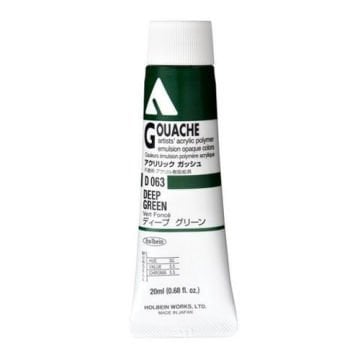 Holbein Akrilik Guaj Boya 20 ml D063 DEEP GREEN