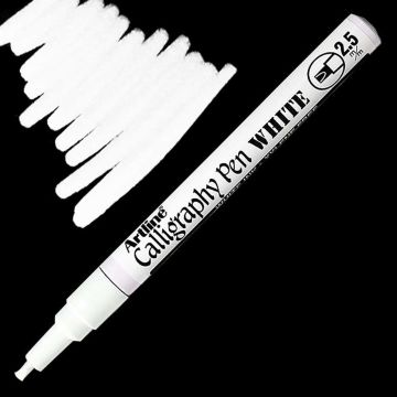 Artline Calligraphy Pen Kaligrafi Kalemi 2.5 mm WHİTE